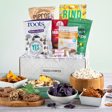 Scrumptious Healthy Snacks Gift Basket
